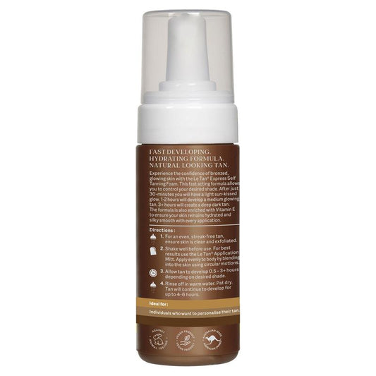 Le Tan Classic Express Self Tanning Foam - 110ml for a Natural Tan – view 2