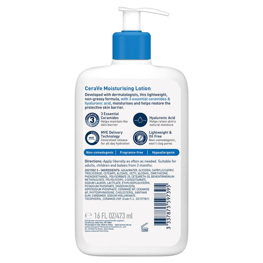 CeraVe Daily Moisturising Lotion 473ml - Hydrate & Restore - Auzzi Store