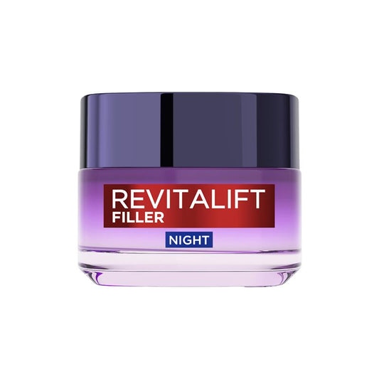 L'Oreal Paris Revitalift Filler [HA] Night Moisturiser 50ml - Replump & Restore-Auzzi Store