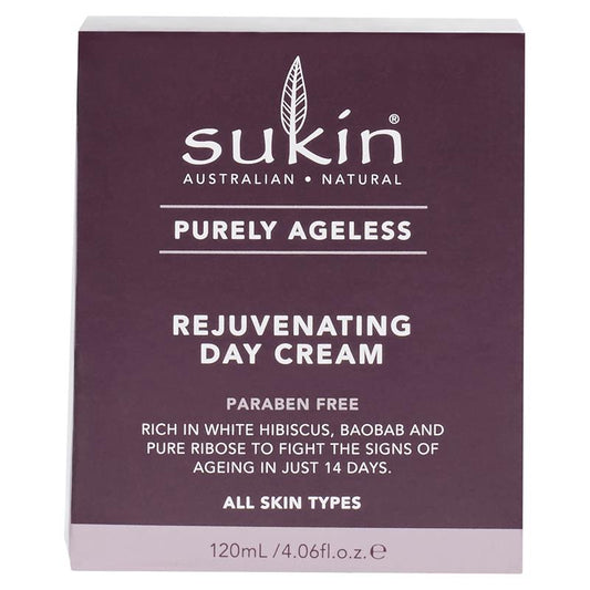 Sukin Purely Ageless Rejuvenating Day Cream 120ml - Natural Moisturizer - Auzzi Store