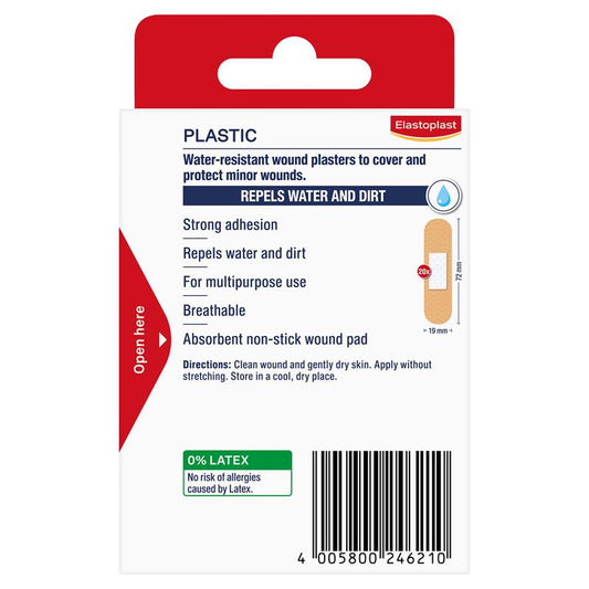 Elastoplast Plastic Strips - 20 Count for Effective Wound Care-Auzzi Store
