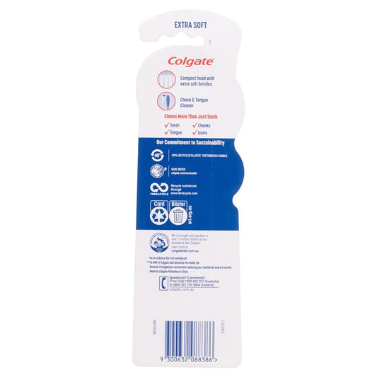 Colgate 360 Sensitive Pro-Relief Toothbrush - Extra Soft, 2 Pack-Auzzi Store
