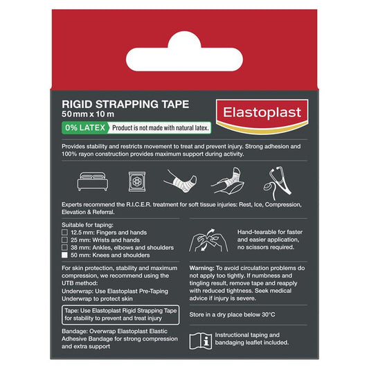 Elastoplast Sport Rigid Strapping Tape - 50mm x 10m for Maximum Support-Auzzi Store