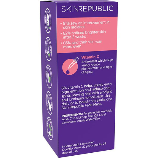 Skin Republic Vitamin C 6% Serum 30ml - Brightening Formula – view 2