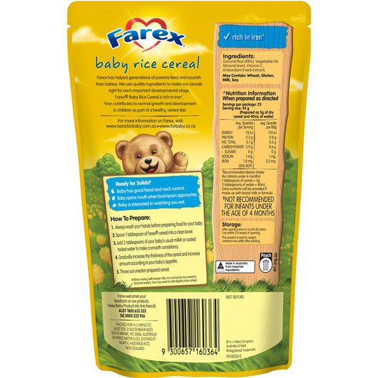Farex Baby Rice Cereal - 125 g - Auzzi Store