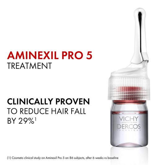 Dercos Energising Aminexil Ampoules - 6ml Each (12 Ampoules)