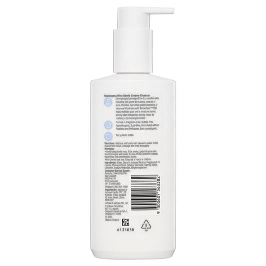 Neutrogena Ultra Gentle Creamy Face Cleanser - 200ml-Auzzi Store