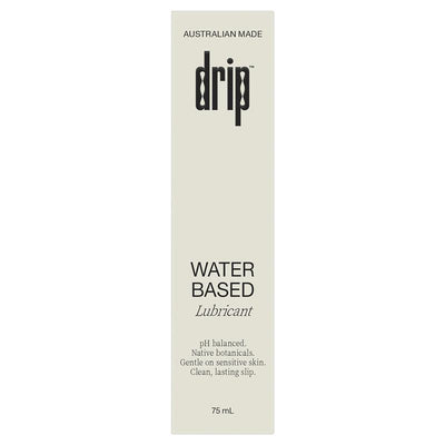 drip Water-Based Lubricant 75ml Natural, Fragrance-Free, Sensitive Skin