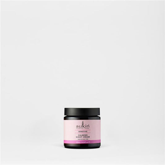 Sukin Sensitive Calming Night Cream 120ml - Natural Hydration for All Skin Types-Auzzi Store