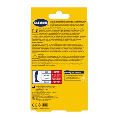 Dr Scholl's Travel and Compression Socks Natural Small - Comfort for Every Journey