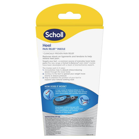 Scholl In-Balance Large Heel and Ankle Orthotic Insole - Auzzi Store