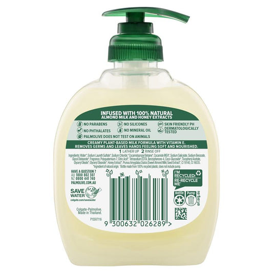 Palmolive Naturals Nourishing Liquid Hand Wash with Milk & Honey 250mL-Auzzi Store