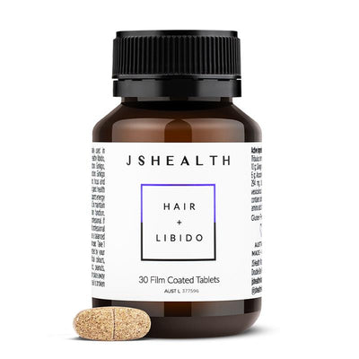 JSHEALTH Hair + Libido Formula 30 Tablets - Hair & Sexual Health Support