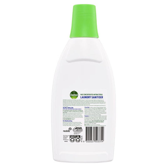 Dettol Max Concentrated Antibacterial Laundry Sanitiser Natural Eucalyptus - 750ml - Auzzistore