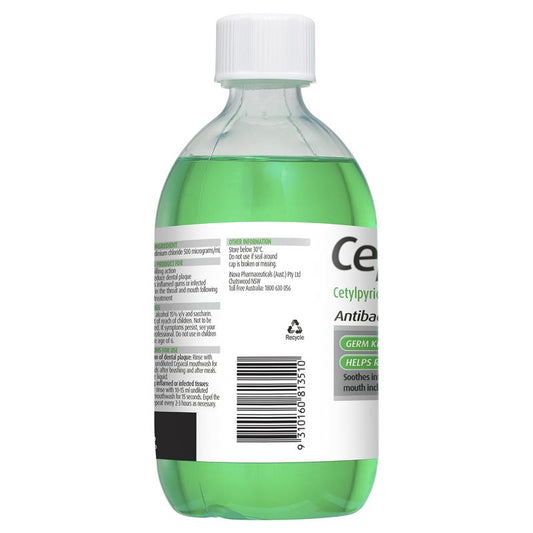 Cepacol Antibacterial Mouthwash - Mint Flavor 500mL-Auzzi Store