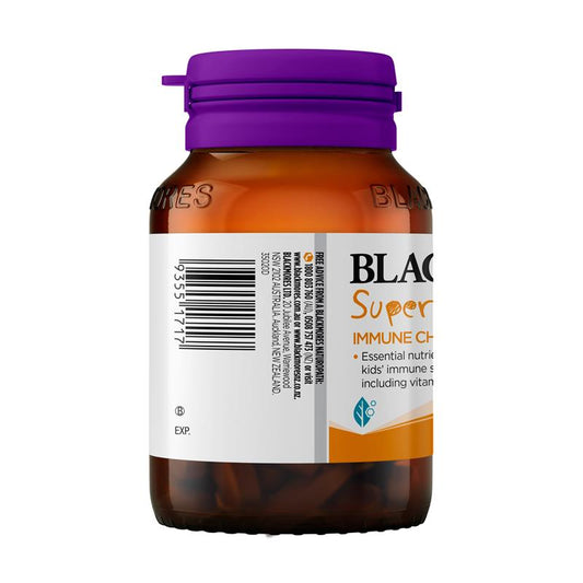 Blackmores Superkids Immune Chewables - 60 Citrus Flavored Tablets-Auzzi Store