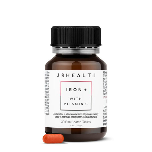 JSHEALTH Iron + 30 Tablets - Energy & Vitality Booster – view 2