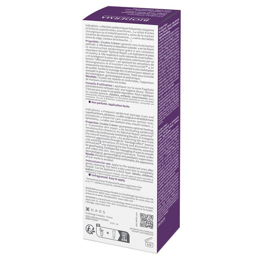 Bioderma Cicabio Crème+ Soothing and Hydrating Restorative Cream 40ml - Skin Recovery Innovation