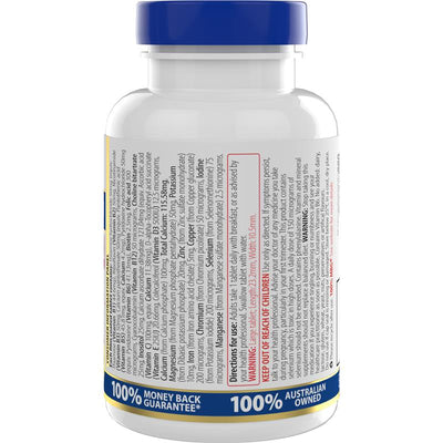 Caruso's Women’s Multivitamin 60 Tablets – Energy & Immune Support