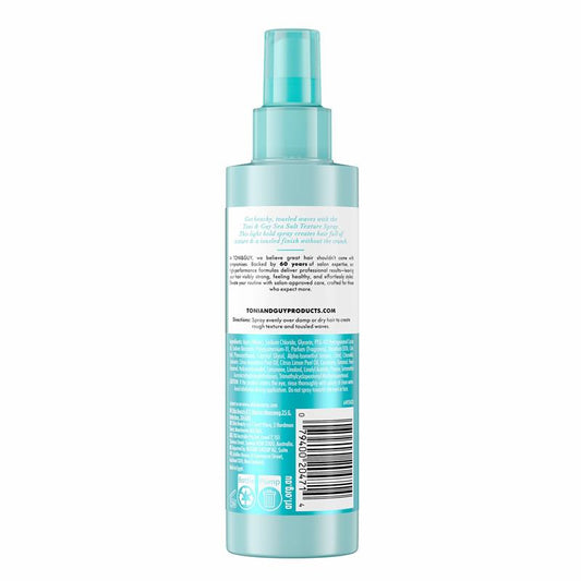 Toni & Guy Casual Sea Salt Texturising Spray 200ml – view 2 - Auzzistore