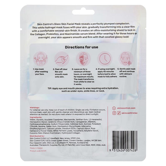 Skin Control Glass Skin Face Mask with Collagen - 1 Mask