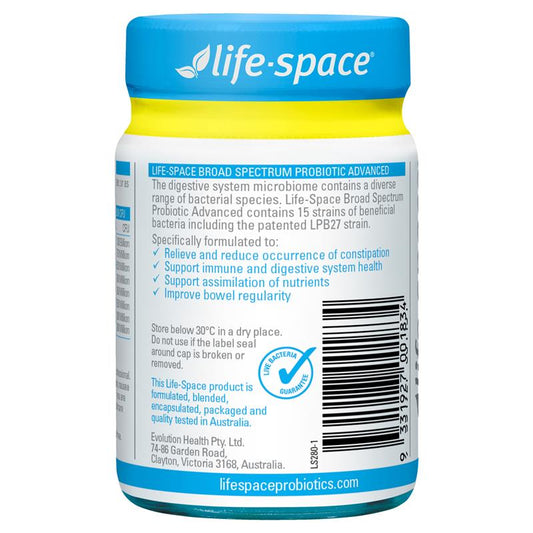 Life-Space Broad Spectrum Probiotic Advanced - 90 Capsules-Auzzi Store