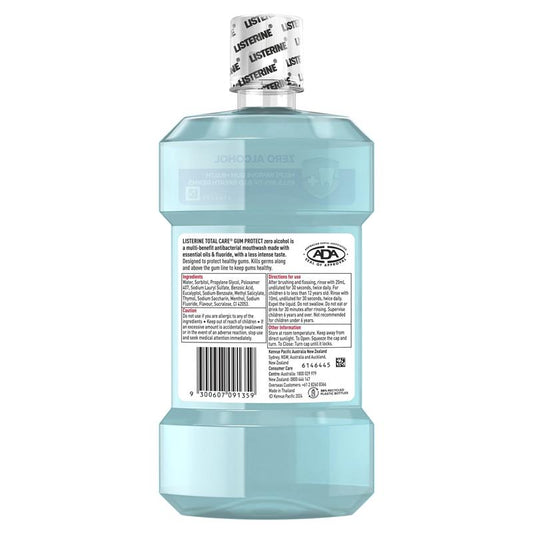 Listerine Mouthwash Total Care Gum Protect 500ml - Advanced Oral Care