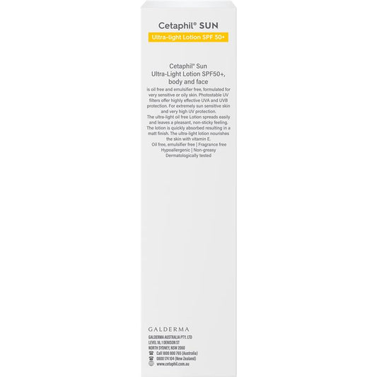 Cetaphil Sun SPF 50+ Ultra Light Lotion 100ml - Auzzi Store