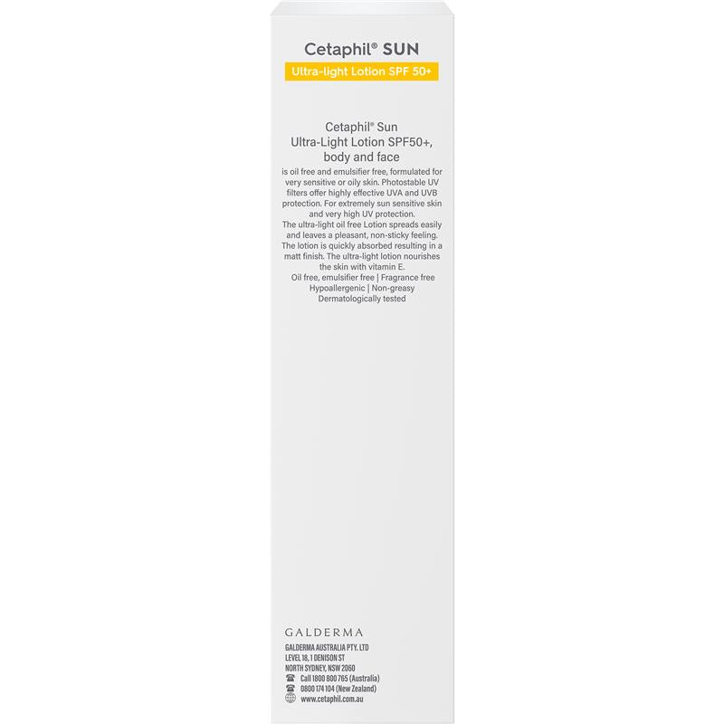 Cetaphil Sun SPF 50+ Ultra Light Lotion 100ml - Auzzi Store