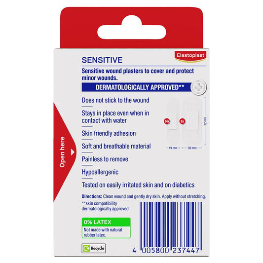 Elastoplast Sensitive Strips Assorted Pack - 20-Auzzi Store