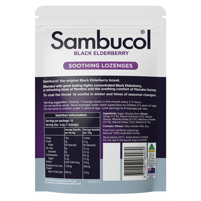 Sambucol Soothing Nose & Throat Lozenges - 16 Pack