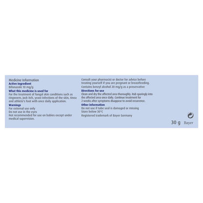 Canesten Once Daily Anti-Fungal Body Cream 30g-Auzzi Store