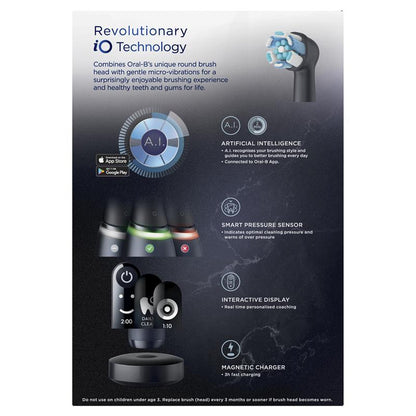 Oral-B Power Toothbrush iO 7 Series - Black (1 Pack)