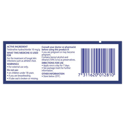 Lamisil DermGel 15g - Soothing Gel for Athlete's Foot