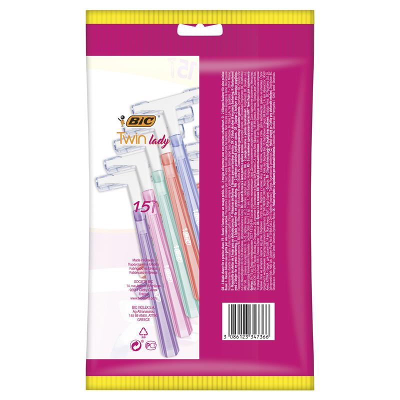 BIC Twin Blade Lady Disposable Razor for Women