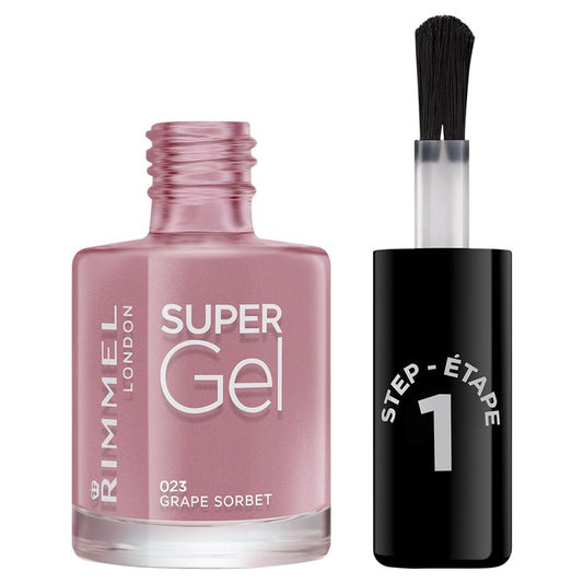 Rimmel Super Gel Nail Polish 023 Grape Sorbet – view 2
