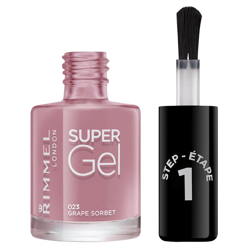 Rimmel Super Gel Nail Polish 023 Grape Sorbet