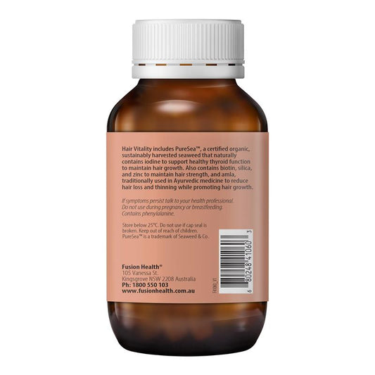Fusion Hair Vitality 120 Tablets - Advanced Hair Support-Auzzi Store