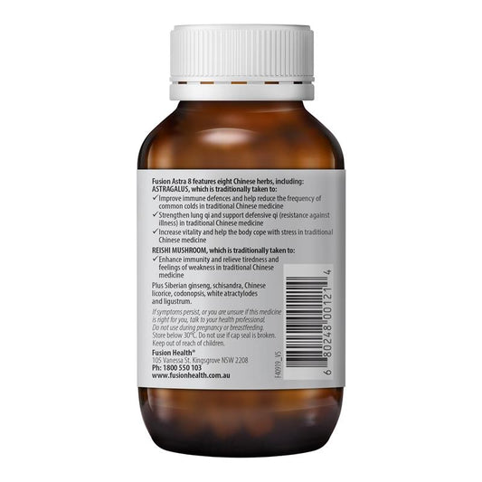 Fusion Astra Immune Support Tablets with Astragalus & Reishi – 60 – view 2 - Auzzistore