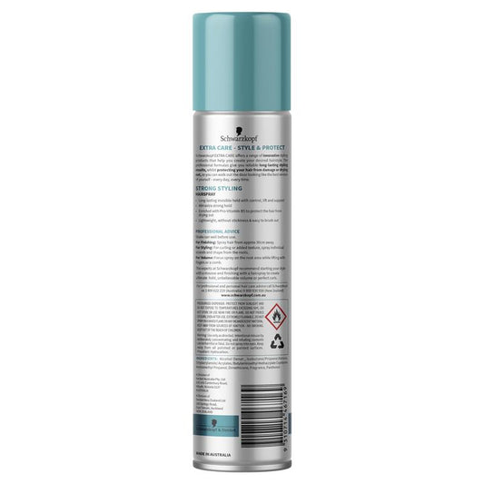Schwarzkopf Extra Care Strong Styling Hairspray Maximum Hold 100g-Auzzi Store