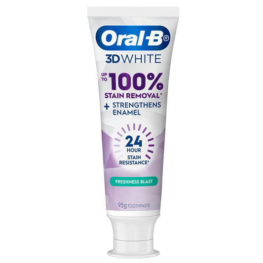 Oral-B 3D White Lasting Freshness Blast Toothpaste - 95g