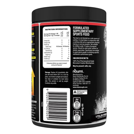 Vital Strength Creatine - Tri-Phosphate Enhancer (450g)-Auzzi Store