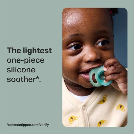 Tommee Tippee Ultralight Soother Night 18-36 Months - 2 Pack-Auzzi Store