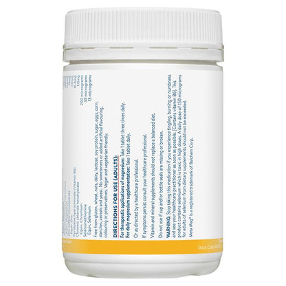 Ethical Nutrients Mega Magnesium 120 Tablets - Muscle Relief & PMS Support-Auzzi Store