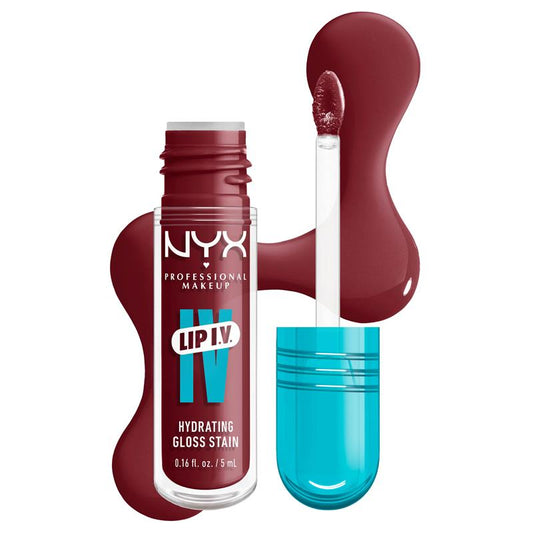 NYX Lip IV Hydrating Gloss Serum Drippin In Rose – view 2