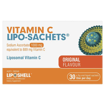 Lipo-Sachets Vitamin C Original 5g - 30 Sachets for Superior Absorption