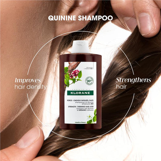 Klorane Strengthening Quinine & Organic Edelweiss Shampoo - 400ml - Auzzi Store