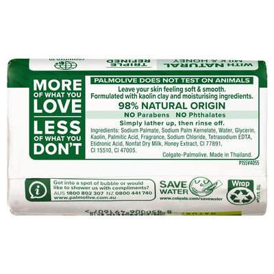 Palmolive Naturals Replenishing Bar Soap Milk & Honey 4 x 90g - Moisture Care for Your Skin