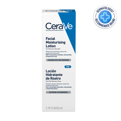 CeraVe Facial Moisturising Lotion PM 52ml - Nighttime Hydration