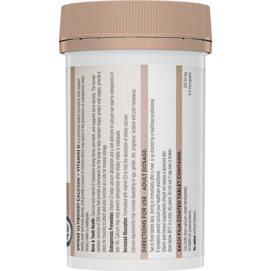 Swisse Ultiboost Calcium + Vitamin D - 150 Tablets-Auzzi Store